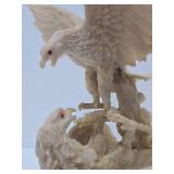 Dramatic Fighting Eagle Sculpture - 12.5"