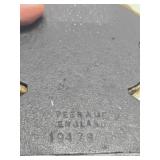 Very Cool Old Vintage Heavy Brass Fox Head Door Stop