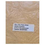 Vintage German 3D Barrel Beer Sign for Monchshof-Brau