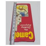 Excellent Condition Old Vintage Embossed Metal CAMEL Cigarettes Advertising Thermometer Sign