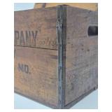 Nice Antique Pre-Prohibition GOETZ Wooden Advertising Beer Crate w/Lid