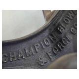 Very Cool Antique Cast Iron Post Drill by The Champion Blower & Forge Company