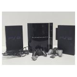 PlayStation 2 & 3 Video Games Systems w/Some Controllers & Adapters