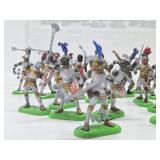 Large Lot of BRITAINS Medieval Metal Soldiers/Knights