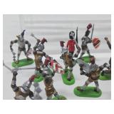 Large Lot of BRITAINS Medieval Metal Soldiers/Knights