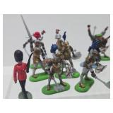 Large Lot of BRITAINS Medieval Metal Soldiers/Knights