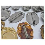 Large Lot of Metal Security Guard/Officer Badges