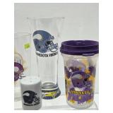 Group of Assorted MN Vikings & Twins Items