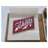 Large Vintage SCHLITZ Beer Sign - "Ice Cold" #1