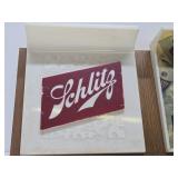 Large Vintage SCHLITZ Beer Sign - "COLD BEER" #2
