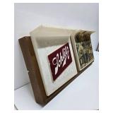 Large Vintage SCHLITZ Beer Sign - "COLD BEER" #2