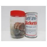 Estate Lot of Polished & Unpolished Stones Agates Quartz Crystal Shells etc