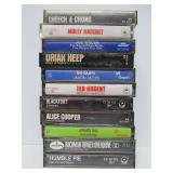 Lot of Vintage Rock & Roll Cassette Tapes
