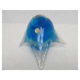 Vintage Blue Crystal / Glass Bird - Made in Sweden
