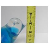 Vintage Blue Crystal / Glass Bird - Made in Sweden