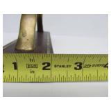 Mid Century Solid Brass Ram Sculpture