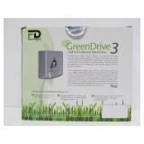 3 New Unused Green Drive External Hard Drives