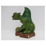 Very Cool Vintage Gargoyle Chalkware Statue