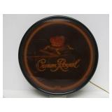 Working Vintage CROWN ROYAL Neon Advertising Clock