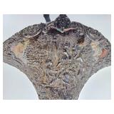 Lovely Antique Ornately Decorated Chased Silver Plated Basket by the Barbour Silver Company