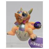 Group of Franklin Mint MOOD DRAGONS & Signed Numbered Dragon Figure