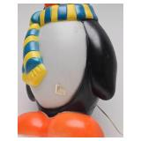 Working Chilly Penguin Blowmold Winter Lawn Decoration