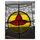 Great Looking Lot of Colorful Stained Glass Window Hangings