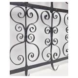 Vintage/Antique Spanish Style Wrought Iron Wall Rack