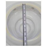 Lovely Brass & Glass Hanging Parlor Lamp