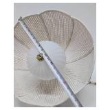 Very Nice Large Hanging White Pendant Lamp