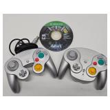 2 Nintendo Gamecube Controllers & Xbox One Game