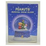 Mint in Box PEANUTS Musical Snow Globe