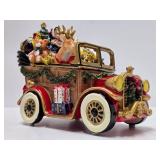 Mint in Box FITZ & FLOYD Holiday Musicals Santa Mobile