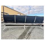 Awesome Original Vintage Eames / Herman Miller Tandem Sling 4-Seat Airport Bench