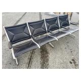 Awesome Original Vintage Eames / Herman Miller Tandem Sling 4-Seat Airport Bench