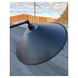 Working Contemporary Black Metal Arc Floor Lamp