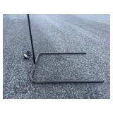 Working Contemporary Black Metal Arc Floor Lamp