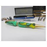 Large Estate Lot of Assorted Pens