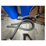 Round Table Creeper and 2 exhaust hoses