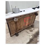 heavy warehouse or shop cart