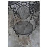 Wrought Iron Table and Chairs
