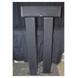 2 Boston Floor Speakers and shelf speaker