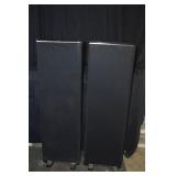 2 Boston Floor Speakers and shelf speaker