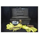 Tool Box with ratchet straps