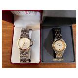 Pair of Designer Quartz Watches by Paolo Gucci and Gucci