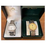 Roven Dino Swiss Max 8010M and Croton Reliance Two Tone Watches in Boxes