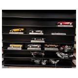 Set of 2 Chevrolet Corvette 50 Years Display Racks with Diecast Models