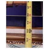 Pair of Framed Presidential Dollars Display Boards with White House Images