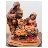 Hand-Painted Nativity Scene Figurine Set