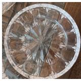 Cut Glass Crystal Tableware Collection with Vase and Dishes